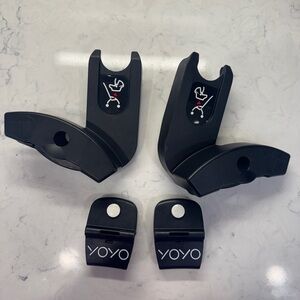 YOYO Black Stroller Adapters
